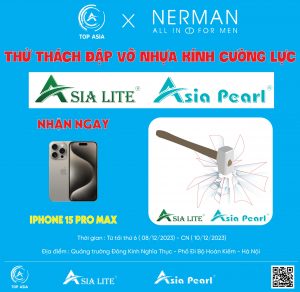 Thử thách " Đập vỡ nhựa kính cường lực nhận ngay Iphone 15 Pro Max"